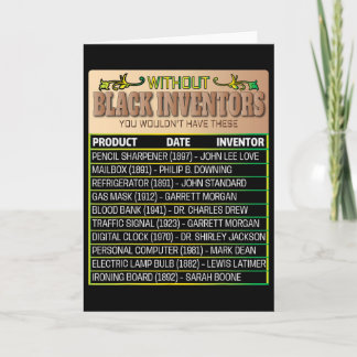 Carte History Of Forgotten Black Inventors Black History