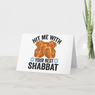 Carte Hit me With Your Best Shabbat Funyn Hanukkah Food