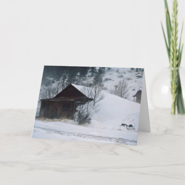 Carte Hiver à Eldora Colorado (Devant)