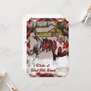 CARTE HIVER AU RANG WEST HILLS