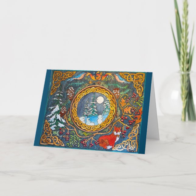 Carte Hiver celtique (Devant)