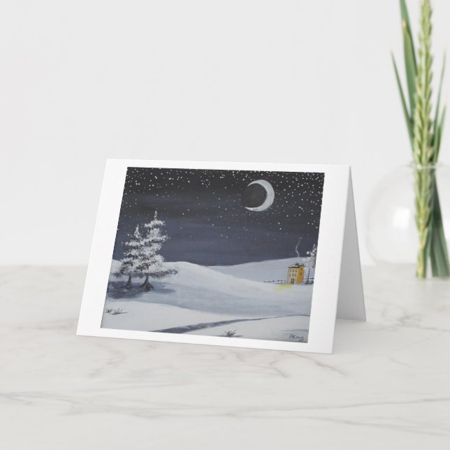 Carte Hiver Moonshadows (Devant)