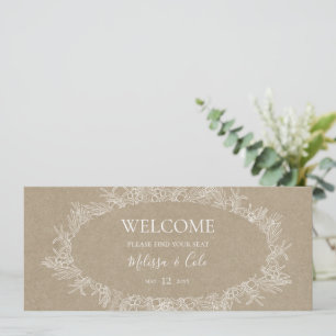 Carte Hiver rustique   En-tête de tableau de montage Kra