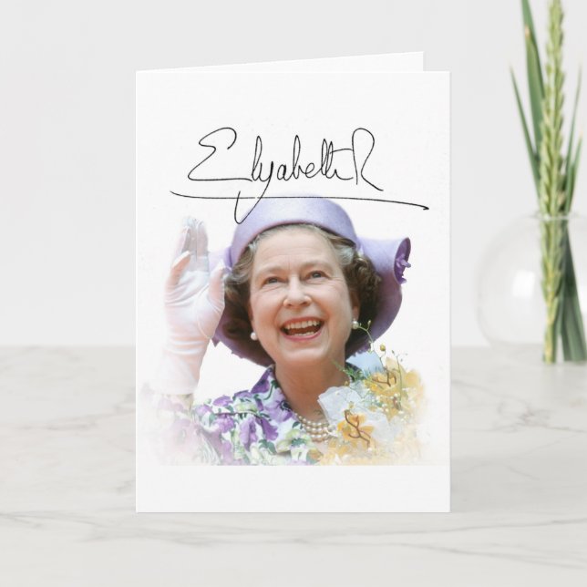 Carte HM Queen Elizabeth II (Devant)