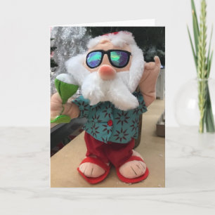 CARTE **HO HO HO HO** LE TRAVAIL EST FAIT À UNE HEURE PO