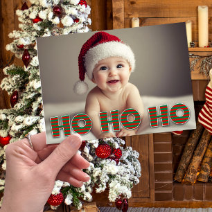 Carte Ho Ho Ho Holiday