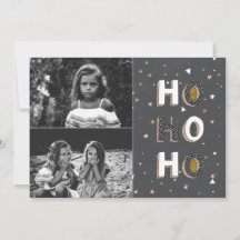 Carte Ho Ho Ho Holiday
