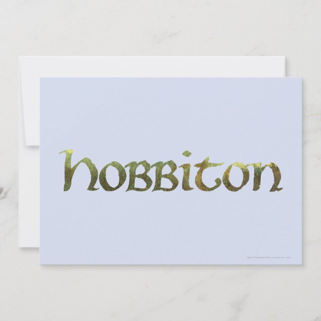Carte HOBBITON™ Texté (Devant)