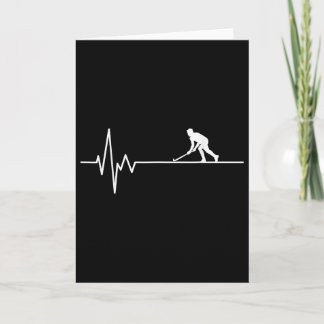 Carte Hockey Battement de coeur Hockey sur glace Hockey