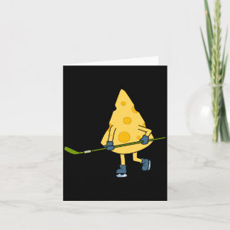 Carte Hockey Player Cute Cheese Hobby Sports Performance