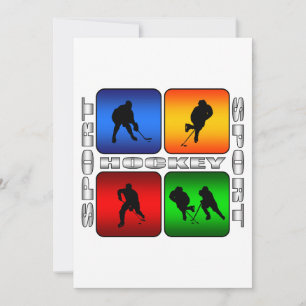 Carte Hockey spectaculaire