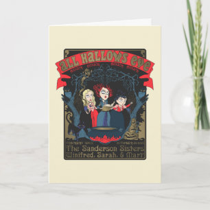 Carte Hocus Pocus La Nuit de la Toussaint Enchantement