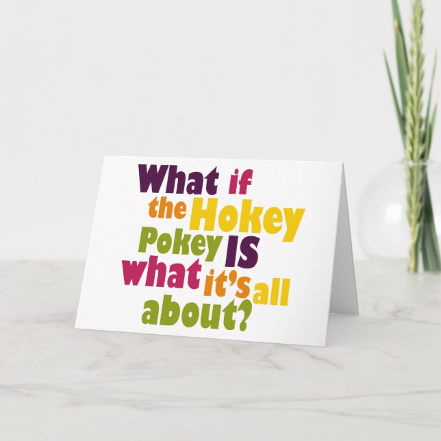 Carte Hokey Pokey (Devant)