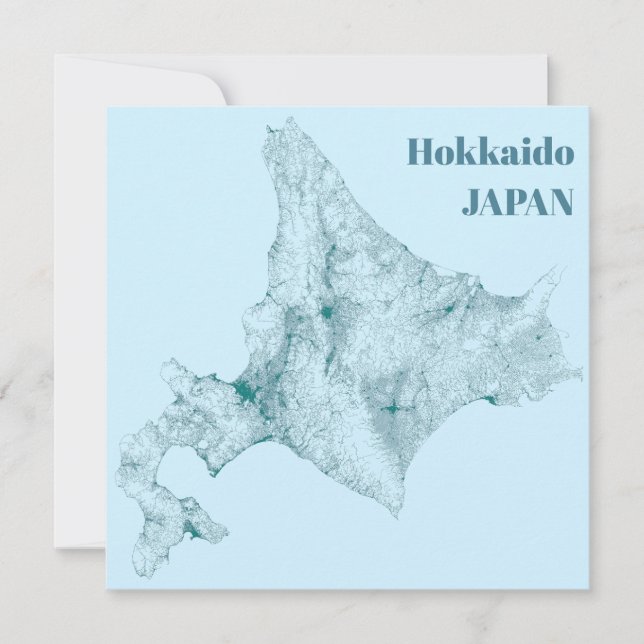Carte Hokkaido (Devant)