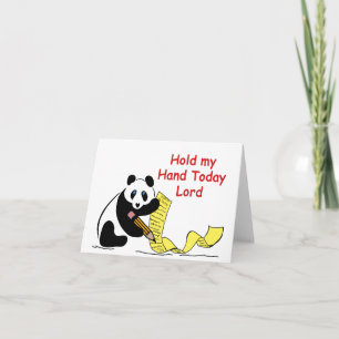 Carte Hold My Hand Today Lord Note Cards