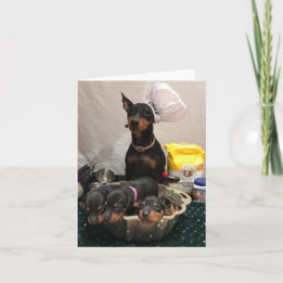 Carte Holiday de Manchester Terrier