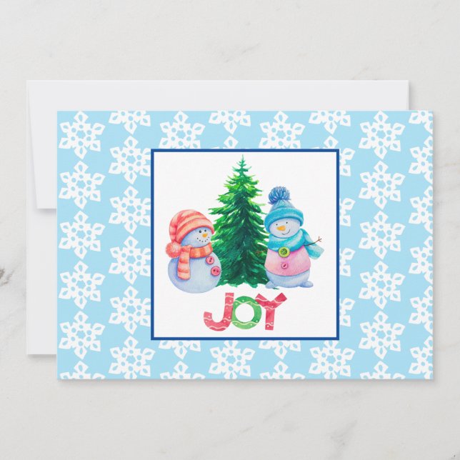 Carte Holiday Joy Flat Holiday (Devant)