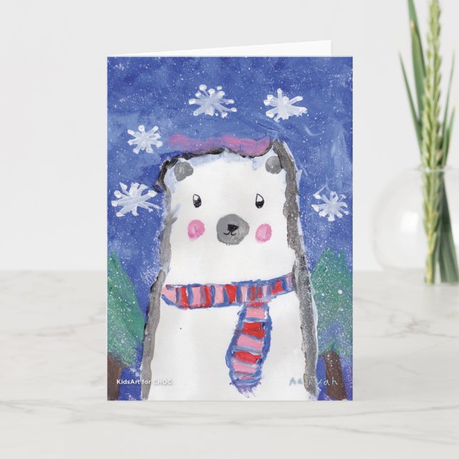 Carte Holiday Magic - Kids Art for CHOC (Devant)