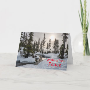 Carte Holiday Peace