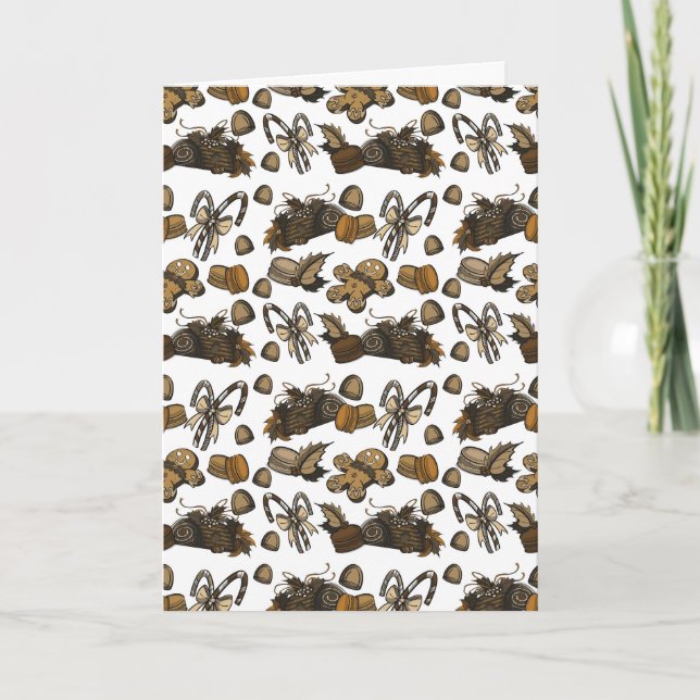 Carte Holiday Sweets- Coco (Solid) Large Gift Bag (Devant)