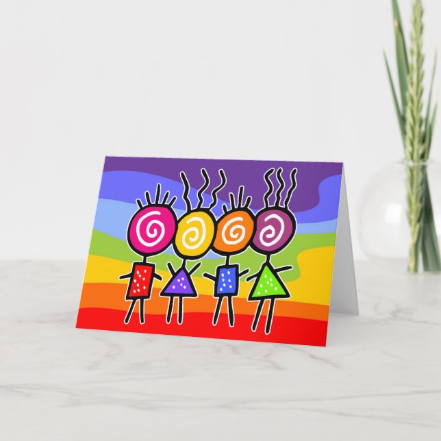 Carte holiES - HOLI MEILLEURS AMIS + vos idées (Devant)