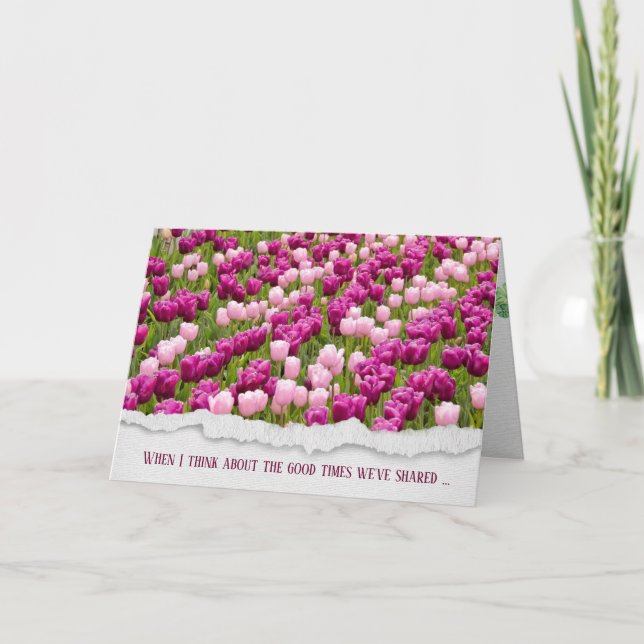 Carte Hollandaise Tulip Garden Friend (Devant)