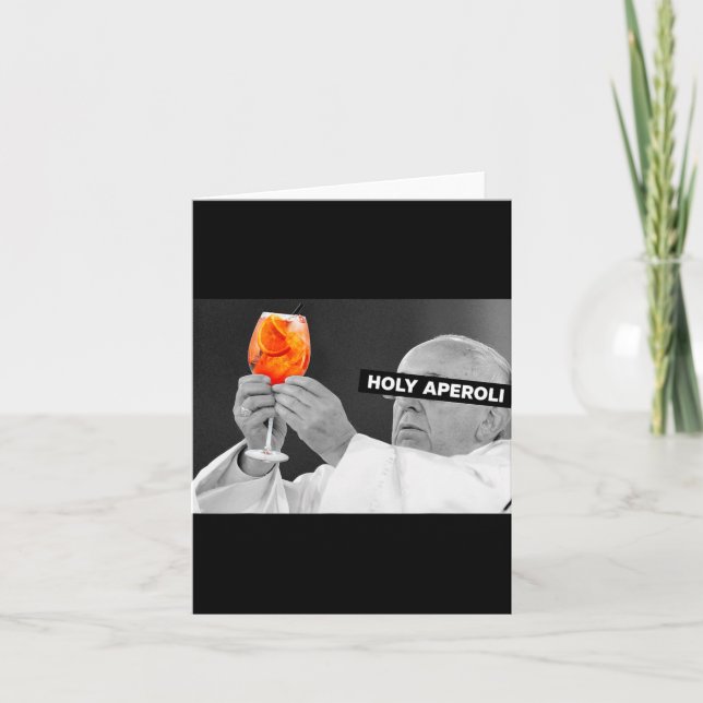 Carte Holy Aperoli X Pe Drip X Francis Spritz Club New  (Devant)