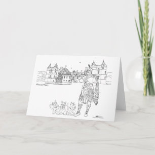 Carte Holyrood Palace Scotland