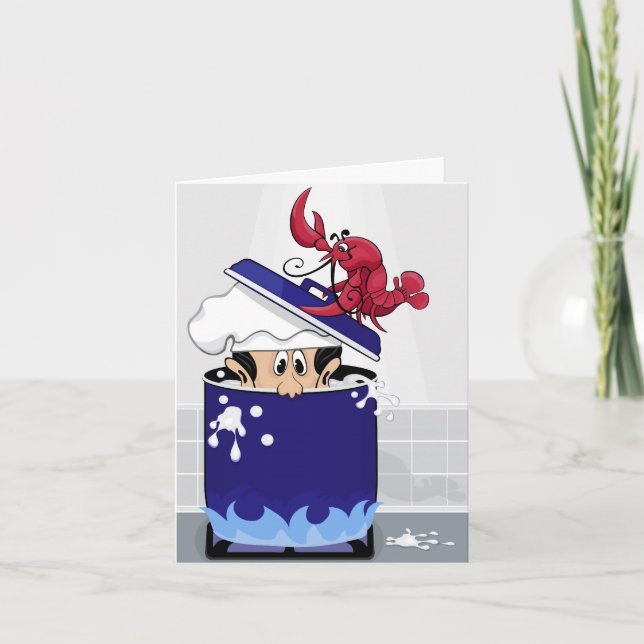 Carte Homard drôle (Devant)