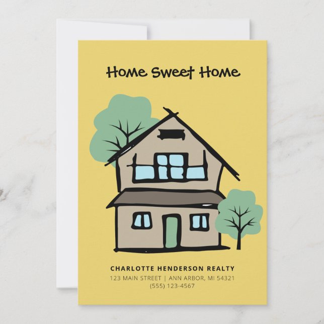 Carte Home Sweet Home Appréciation de l'entreprise (Devant)