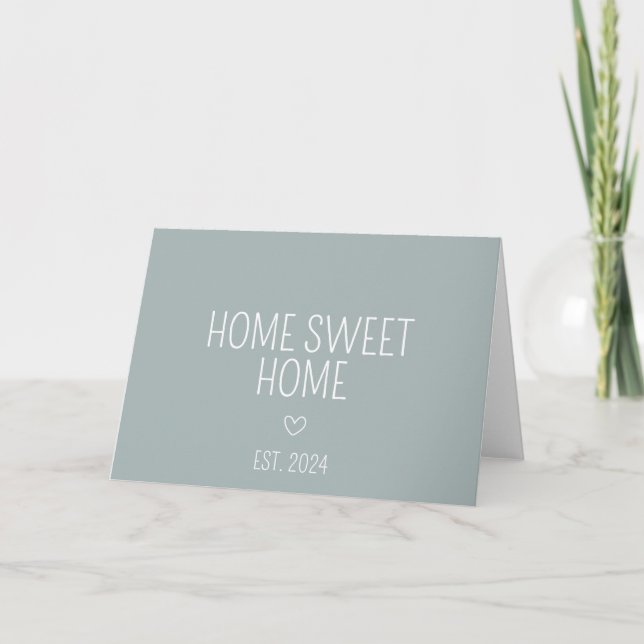 Carte Home Sweet Home Nouveau propriétaire (Devant)