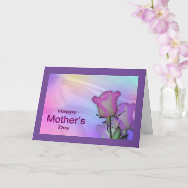 Carte Hommage aux mamans de foi (Orchidée)