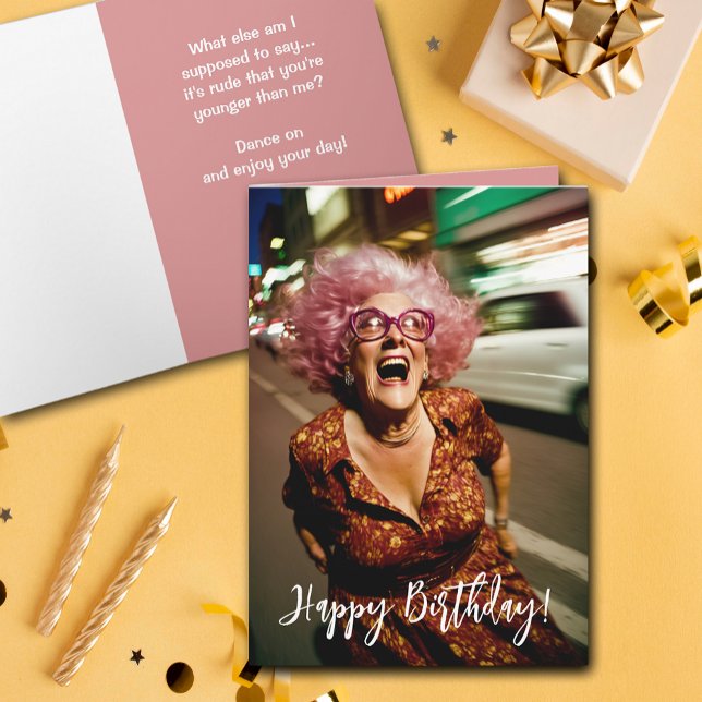 Carte Hommage personnalisé à une femme d'anniversaire (Créateur téléchargé)