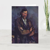 Homme avec bras croisés - Paul Cezanne - c1866