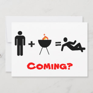 Carte homme + BBQ = Détente, Tu viens ?