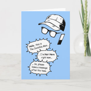Carte Homme invisible