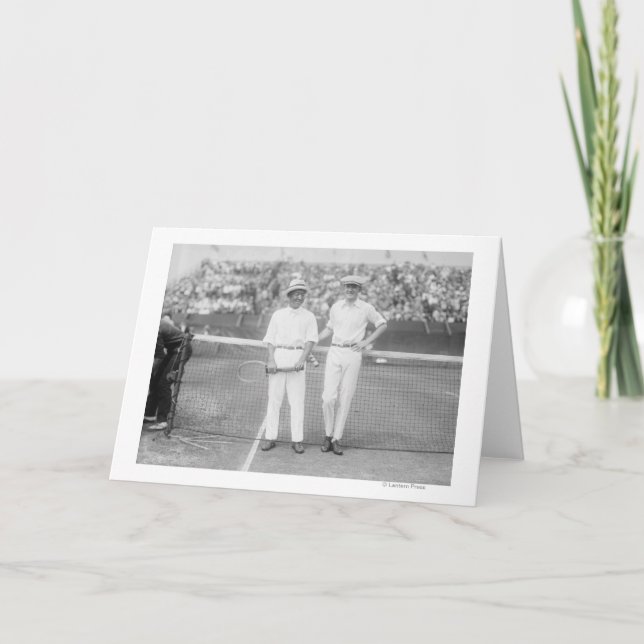 Carte Hommes au tournoi de tennis au Washington DC (Devant)