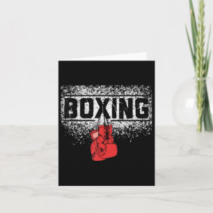 Carte Hommes Femme Boxer Vintage Boxer Glovers Boxer