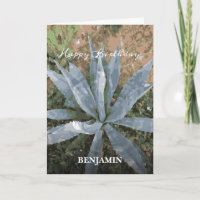 Hommes Joyeux Anniversaire Plantes d'aquarelle Per