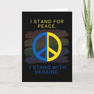 Carte Hommes Ukraine - Je suis avec l'Ukraine - Je suis