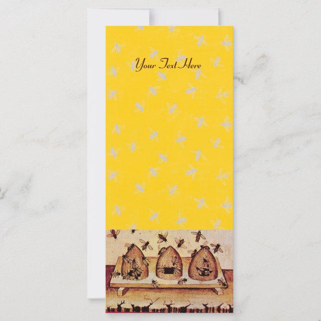 CARTE HONEY BEE, BEEKEEPER APIARIST (Devant)