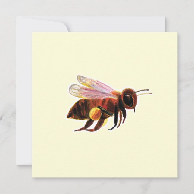 Carte Honey Bee Flying (Devant)