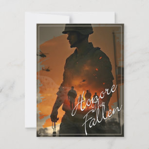 Carte Honorez les disparus – Souvenez-vous de leur sacri