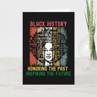 Carte Honoring The Past Inspiring Future Black History