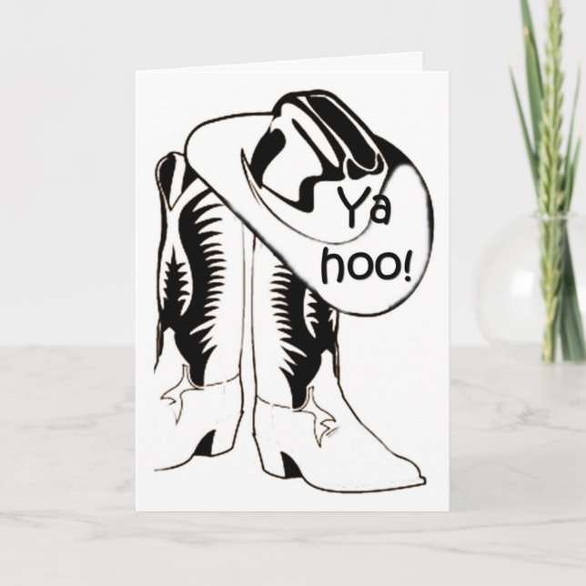 Carte HOO-HIP HIP HOORAY-Félicitations (Devant)