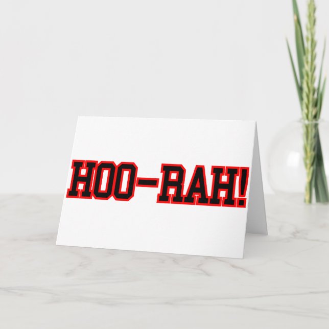 CARTE HOO RAH (Devant)