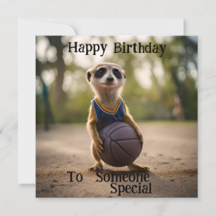 Carte "Hoop Star Baby Meerkat"