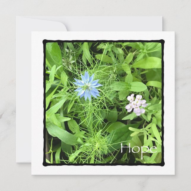 Carte Hope 5,25 x 5,25 Carré (Devant)