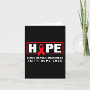 Carte Hope Blood Cancer - Red Ribbon Blood Cancer Award