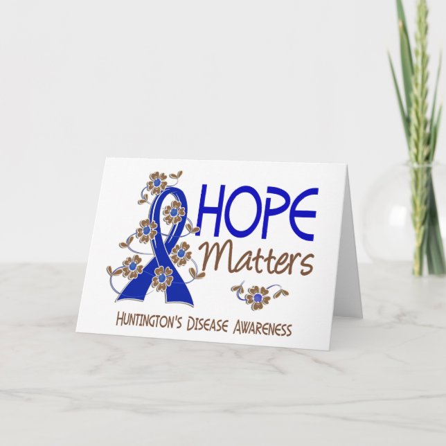 Carte Hope Matters 3 La maladie de Huntington (Devant)